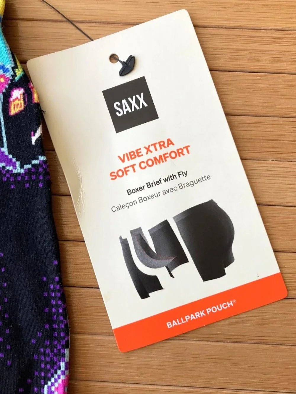 SAXX Vibe Xtra Soft Comfort Boxer Brief Mens Medium M Beercade Black NWT